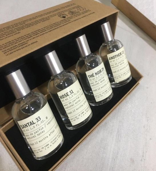 

latest for christmas gift makeup neutral perfume set le labo another 13 santal 33 beramote 22 the noir 29 rose31 4pcs30ml fragran3700806