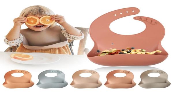 

natural health and safety 1pc silicone bibs for kids newborn baby feeding tableware waterproff baby bibs for toddler breakfast fee3988569
