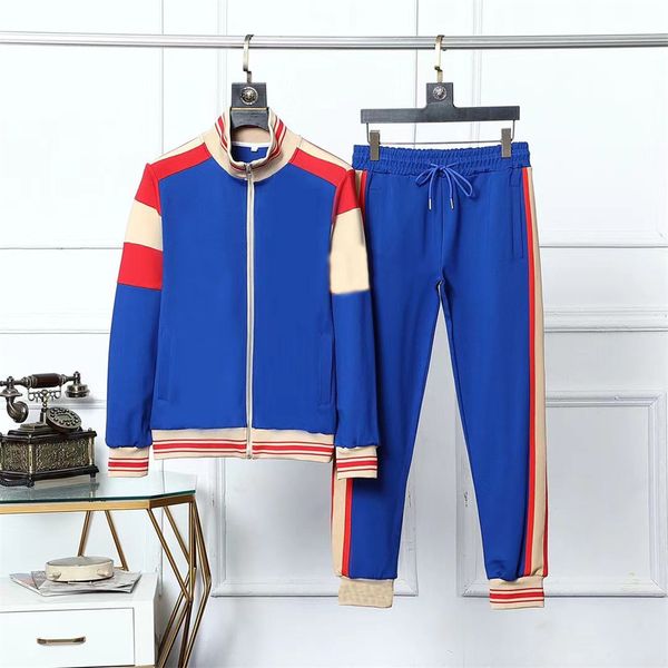 

fashion designer tracksuits mens tracksuit casual hoodies sets new embroidery male jacket pants two piece sets streetwear running sports sui, Gray