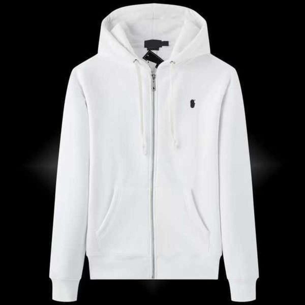 

hoodies sweatshirts designer men sweater zip half hoodie loose horse jackets polo mens clothig asian size xxljf27, Black
