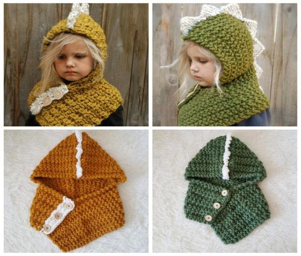

dinosaur beanie hats for child and kids coarse wool winter hat bonnet designer beanies brand knitted caps sku cap 4558cm zza8355010182