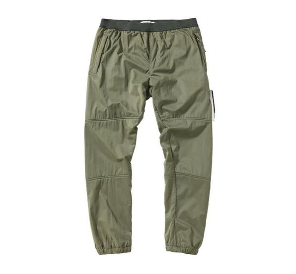 

autumn and winter men039s pants versatile leisure trousers street outdoor plush tooling sweatpants embroidered badge european a2647358, Black