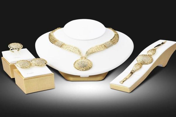

ist308 wedding african jewelry sets fashion dubai gold color jewelry set whole costume design330y6022838, Slivery;golden