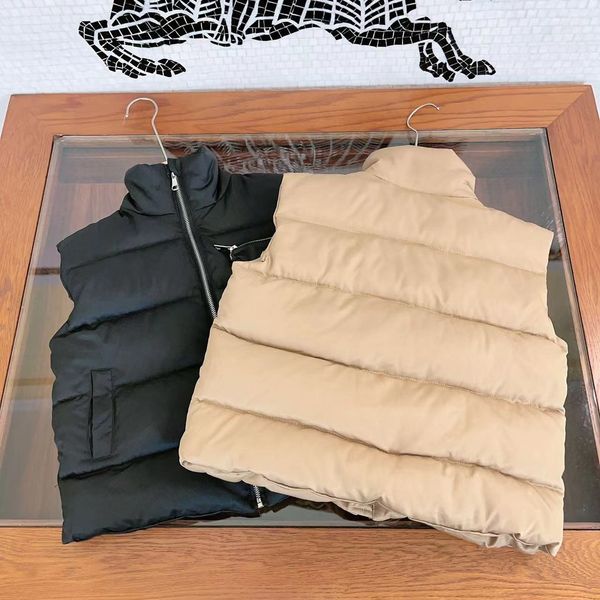 

fashion children waistcoat designer boys girls triangle patch zipper vest outwear luxury kids casual waistcoats s0347, Camo