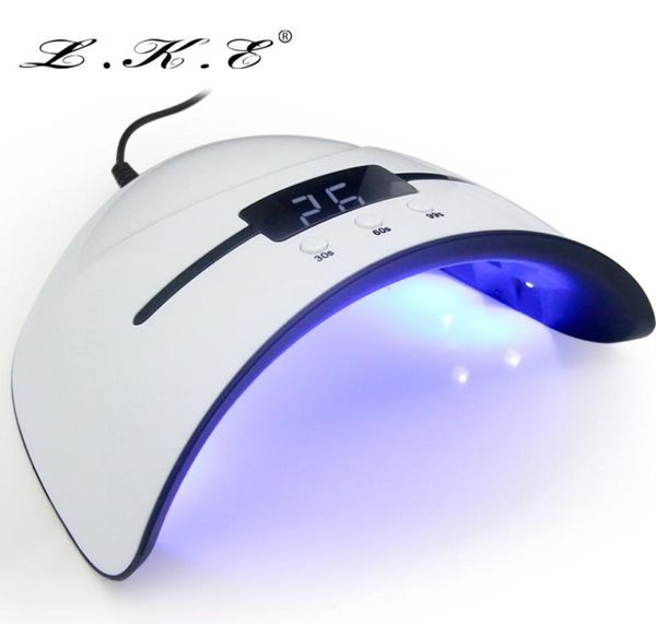 

nail dryers lke 36w uv lamp dryer for all types gel 12 leds machine curing 30s 60s 90s timer usb portable lamps3512984