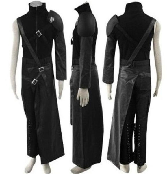 

final fantasy vii cloud cosplay costume zaxs includes 5 accessories5949570, Black