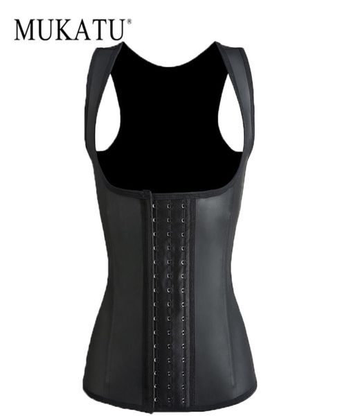 

steel bone slim vest plus size shapewear latex corset waist trainer vest women body shaper corset tummy shaper strap 9306850, Black;white