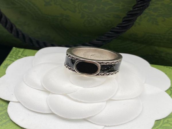 

mens rings designer jewelry woman band ring enamel hip hop luxurys designers jewelry 925 sterling women love g rings with box7369301, Silver