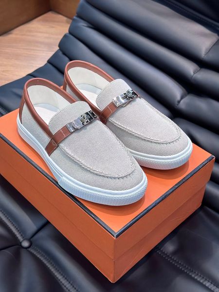 

fahion 2023 gentleman destin sneakers shoes kelly buckle moccasins dress party wedding brown black slip on loafers comfort walking eu38-46