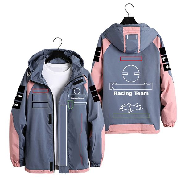

new racing suit fan version fashion trench coat sports coat soft shell coat customization can increase the size.