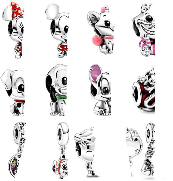 

new 2020 100 925 sterling silver spring series stitch hela pendant charm fit diy women original bracelet fashion jewelry gift7727977, Bronze;silver