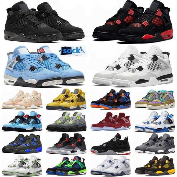 

mens jumpman 4 4s basketball shoes pine green military black cat blue fire red cement pn thunder royalty bred midnight navy seafoam men wome