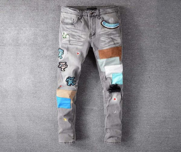 

2021 sneakers miri whole blue pants jeans designer 350 pants straight biker skinny loophole jeans 21ss men women hole jeans6762791