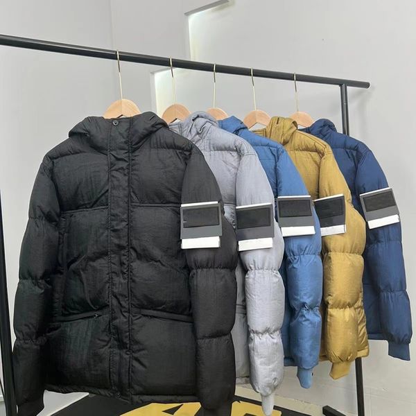 

mens parkas puffer jackets black hooded zipper letter jacquard tracksuit joint luxury designer coats womens down jacket vest winter male out, Black;brown