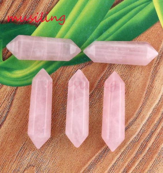 

crystal beads diy for jewelry making 30x8mm hexagon prism crystal pillar rose quartz amethyst etc loose beads charms making access9979462, Black