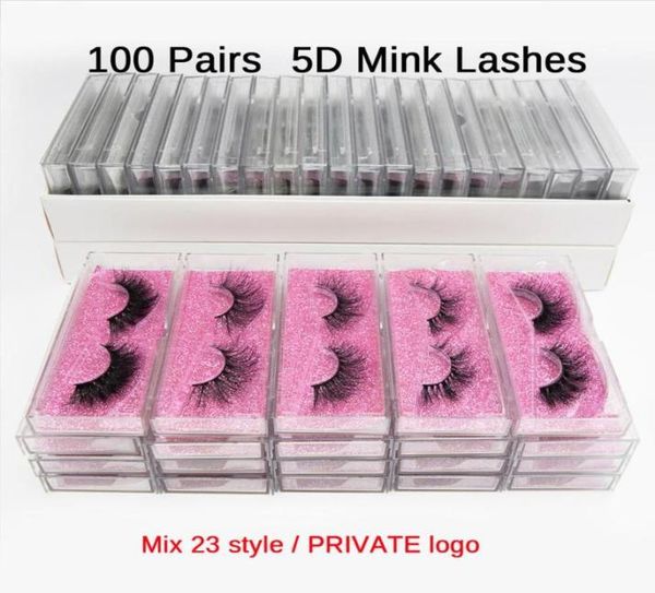 

203050100 pairs whole mink eyelashes box packaging dramatic fake eyelashes faux mink lashes fluffy makeup lashes1534860