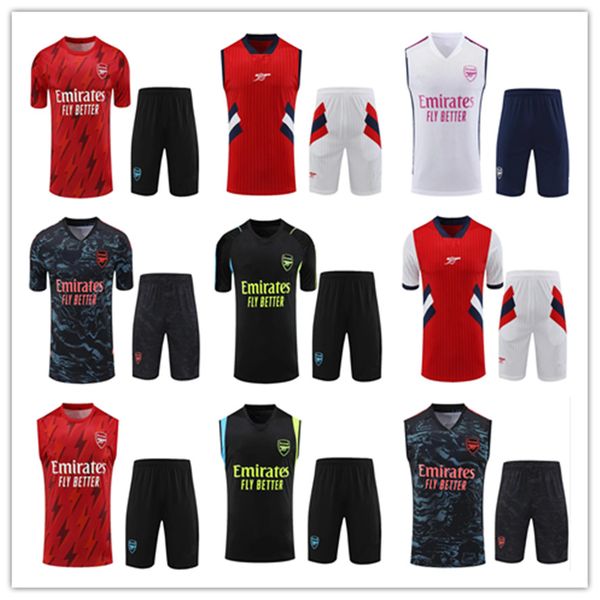 

2023 2024 pepe saka men vest football training tracksuit soccer suit jerseys polos short sleeve shorts kit 22 23 24 mens polo jersey sets jo, Black