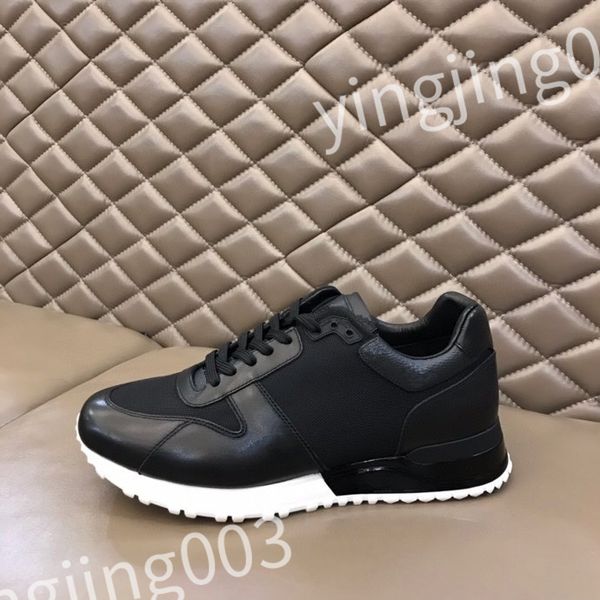 

new r shoes sports shoes men retro casual shoes leather multi-color and versatile sports shoes thick soles lace up rd0907, Black