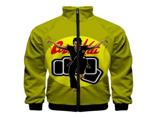 

the karate kid cobra kai 3d print cosplay baseball jacket harajuku hip hop hoodies casual stand collar zipper sweatshirt5244669, Black