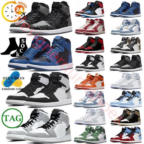 

jumpman 1 mens basketball shoes 1s off chicago sneakers washed pink bred patent university blue lost found hyper royal unc toe men women spo