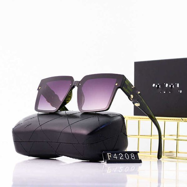 

Fashion Designer Cool sunglasses 2022 New Large Frame Polarized Sunglasses Frameless Women's UV ResistantFXGW