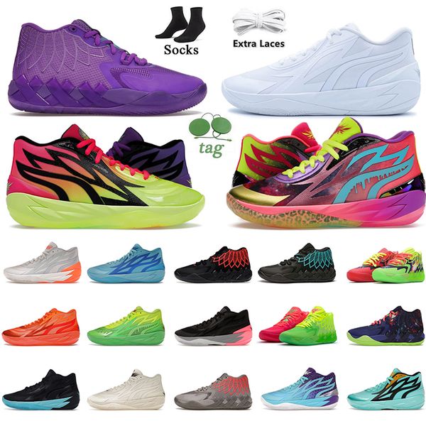 

og lamelo ball mb 01 basketball shoes men cushion trainner rick red green and morty purple blue grey black queen buzz city melo sports shoe