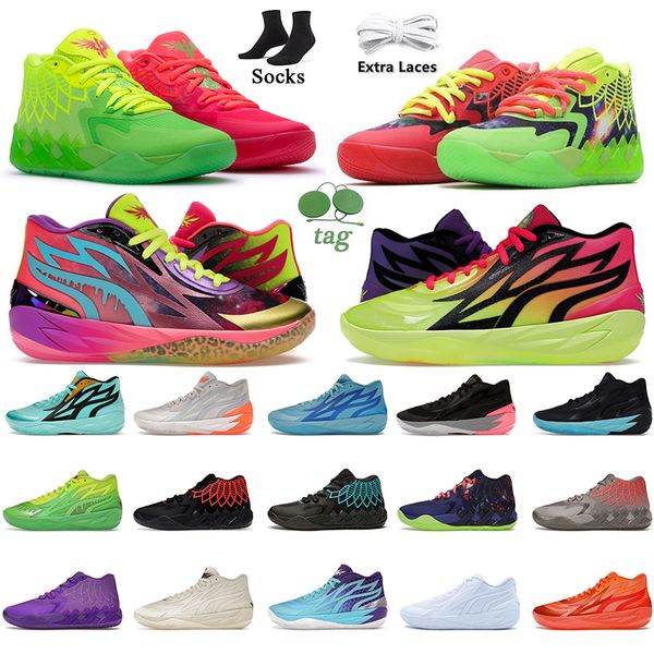 

designer og lamelo ball shoes basketball shoes mb.01-02 mens trainers rick and morty adventures queen city supernova black sunset glow white