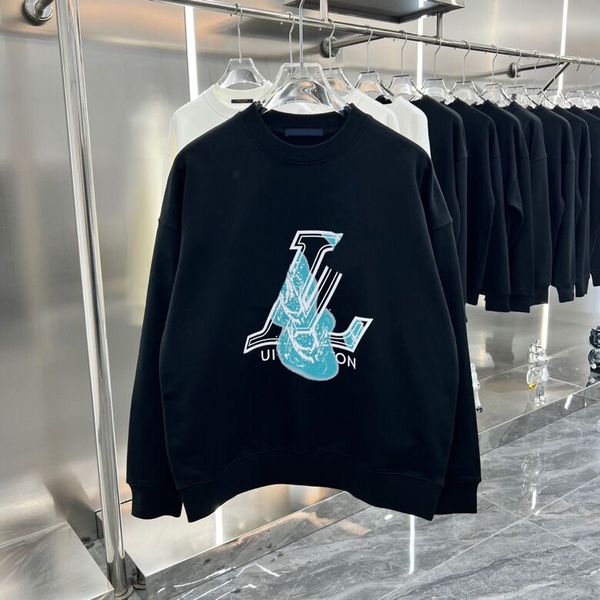 

2022ss men's plus size hoodies & sweatshirts fall/winter fried street poster letter logo graphic print hoodie couple sweatshirt h450-s3, Black;brown