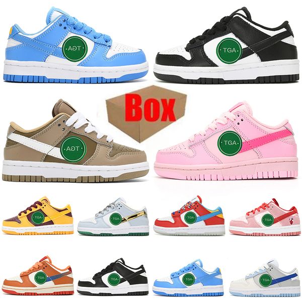

designer toddler shoes kids dunka low with box boys sports girls baby sneakers trainers running basketball grade school shoe kid youth toddl