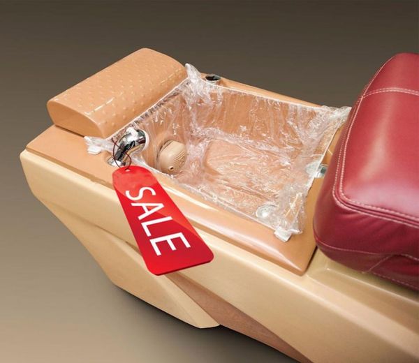 

clear disposable plastic massage spa liners covers for foot pedicure chairs nail salon supply8935720, Silver