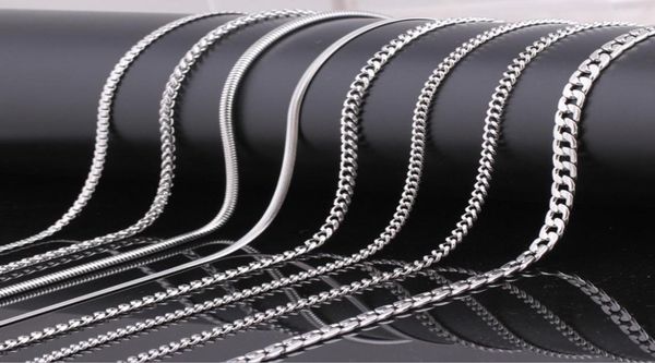 

chains jewelry findings components new fashion brief 60cm stainless steel chains whole jewelry accessories lp0174140431, Silver