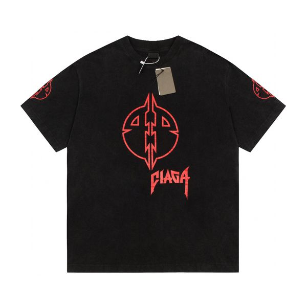 

men's plus tees & polos round neck embroidered and printed polar style summer wear with street pure cotton t-shirts 656, Black