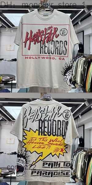 

hellstar short mens tshirts real po tshirt american high street hip hop print men women summer short sleeve tee 230522 0fc7 jf40, White;black