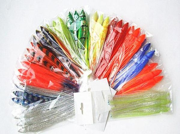 

55inch 65inch ocs skirt lure fishing lure fishing tackle trolling bait soft bait big game fishing lure color mixed5267319