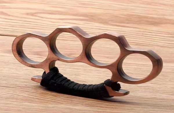 

new gilded thick 13mm steel brass knuckle duster color black plating silver hand tool clutch 574qd ww31215985437533