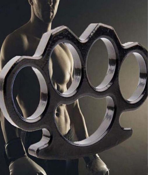 

us stoc 10pcs silver and black thin steel brass knuckle dustersself defense personal security women039s and men039s selfd7162951