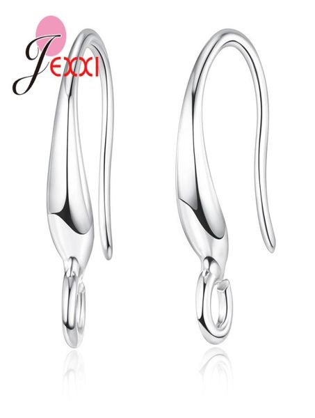 

whole 100pcspack 925 sterling silver clasp jewelry hooks earrings accessories diy jewelry findings for women7485762