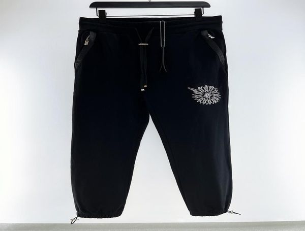 

mens pants designers men casual pantsl artificial diamond pentagram men039s women tracksuits fashion pant hip hop 2918000, Black