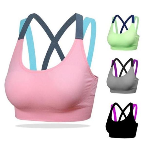 

sports bras for women yoga bra absorb sweat shockproof padded athletic gym running fitness5945750