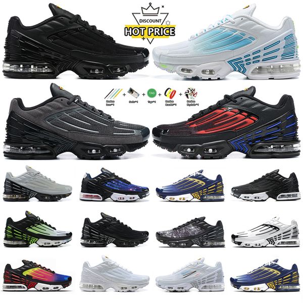 

tn 3 plus tn3 tns mens running shoes spiderverse triple white black volt sky blue dark smoke grey hyper blue oreo multi swoosh women men tra