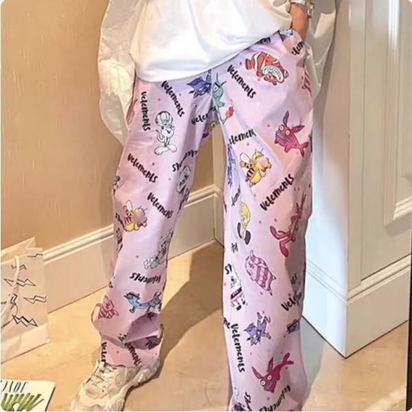 

pants man women 1 sweatpants cartoon pattern high quality, Black;brown