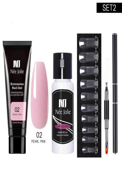 

nail art kits gel set full manicure kit poly quick extension building polygels for nails tool kitnail2745222