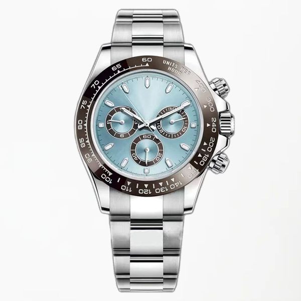 

watch designer mens watch automatic mechanical movement watch 40mm all stainless steel band sapphire waterproof glass super bright watch, Slivery;brown