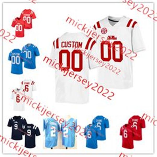 

ole miss rebels football jersey 2 tj caldwell 14 tye fagan 5 james white 13 robert cowherd 33 josh mballa ole miss jerseys custom stitched m, Black