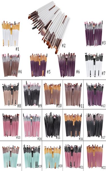 

20pcs cosmetic makeup brushes set powder foundation eyeshadow eyeliner lip brush tool brand make up brushes beauty tools pincel ma1573206
