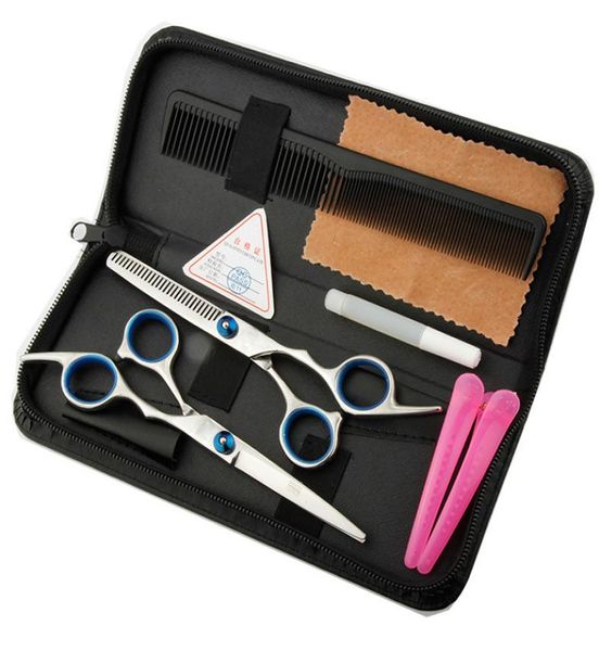 

6 inch cutting thinning styling tool hair scissors stainless steel salon hairdressing shears regular flat teeth blades factory dir5233617