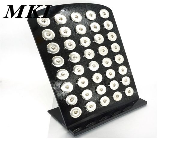 

noosa brand mki 18mm snap button display stands fashion black acrylic interchangeable jewelry display board1363242