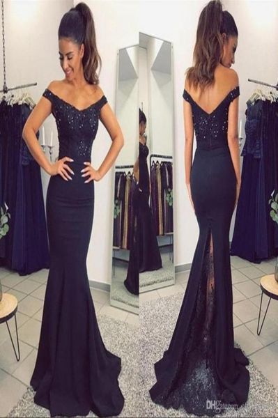 

2019 elegant black girl mermaid african prom dresses evening wear plus size long sequined backless formal gowns party d8025400