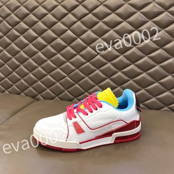 

2023 new luxury designer men and womens couple walking sports youth fashion mens brand-name sneakers ladies jogging shoe non-slip soles size, Black
