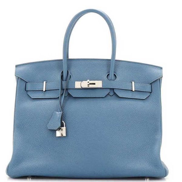 

outdoor women dinner bags birkins 35 cm size genuine leather large capcity women totes handbag 7a quality handswen with logo qq sliver hardw